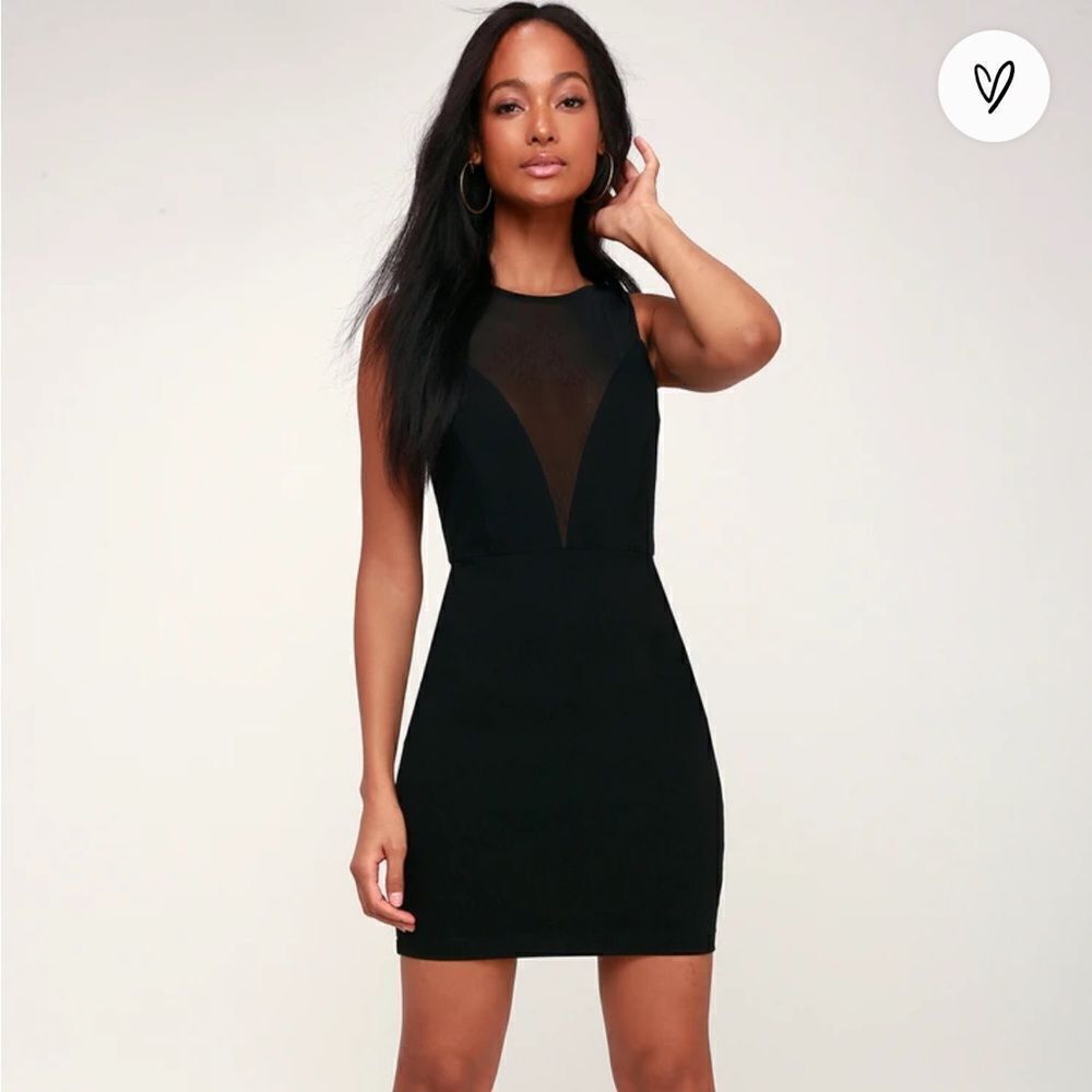 Lulu’s Mesh Cocktail Dress